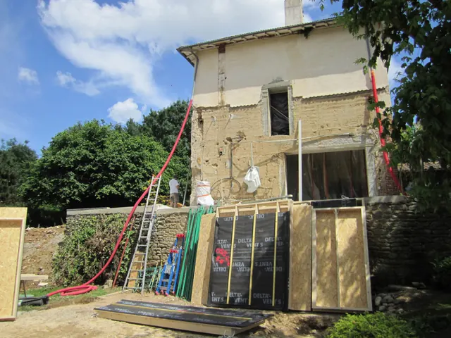 Maison en pierre avant son extension en ossature bois