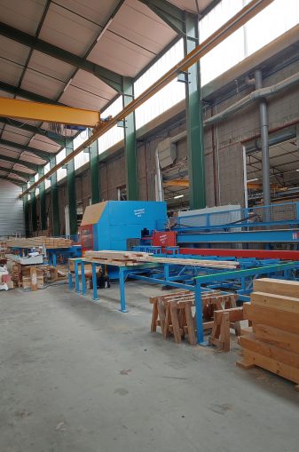 Centre d’usinage numérique de l’atelier Viebois, constructeur bois à Champdieu (42)