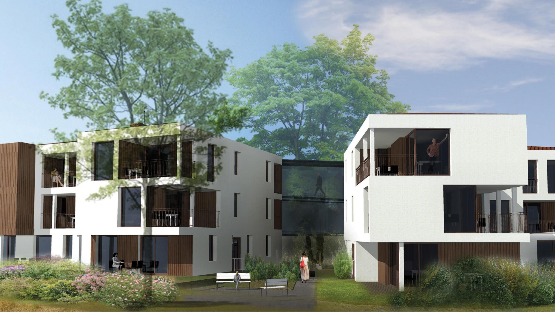 Bâtiment tertiaire à ossature bois réalisé par viebois — vue 1