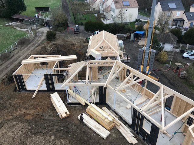 Maison à ossature bois sur-mesure réalisée par viebois — vue 1